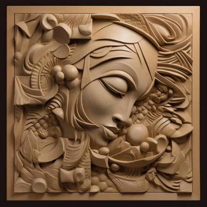 نموذج ثلاثي الأبعاد لآلة CNC 3D Art 